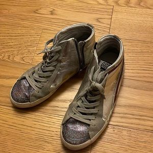 GGDB Purple Slide Sneakers